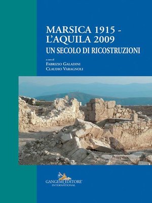 cover image of Marsica 1915--L'Aquila 2009